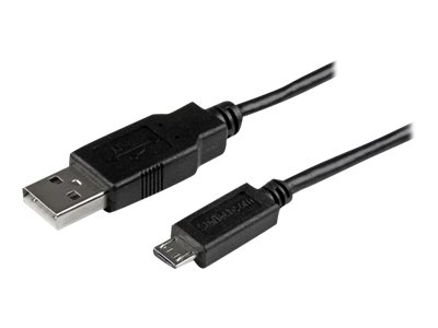 StarTech.com 2m Micro USB Ladekabel für Android Smartphones und Tablets - USB A auf Micro B Kabel / Datenkabel / Anschlusskabel - USB-Kabel - Micro-USB Typ B (M) zu USB (M) - USB 2.0 - 2 m