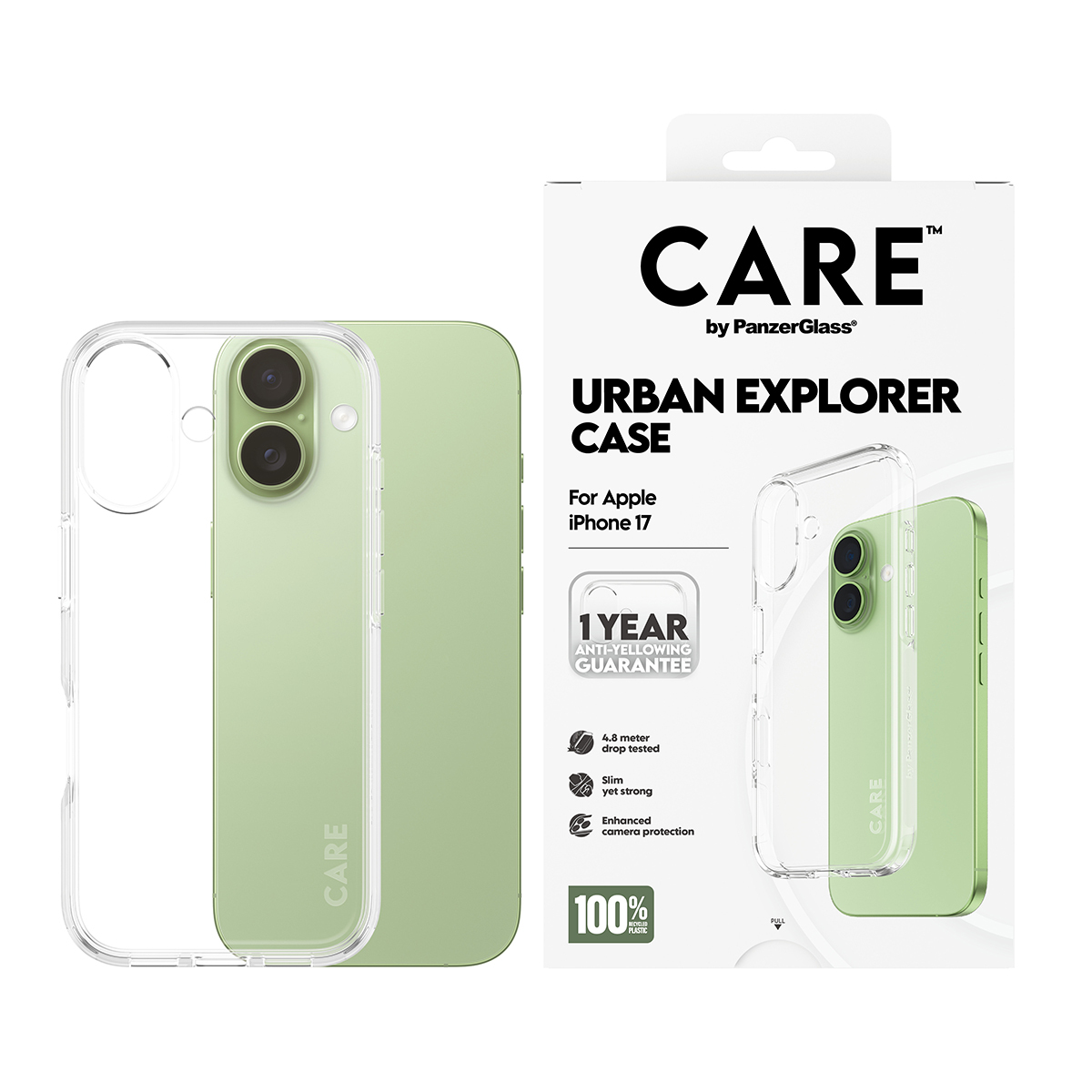 PanzerGlass CARE Flagship Case transp. Urban Explorer w. Clear Frame iPhone 17, Ansicht 2