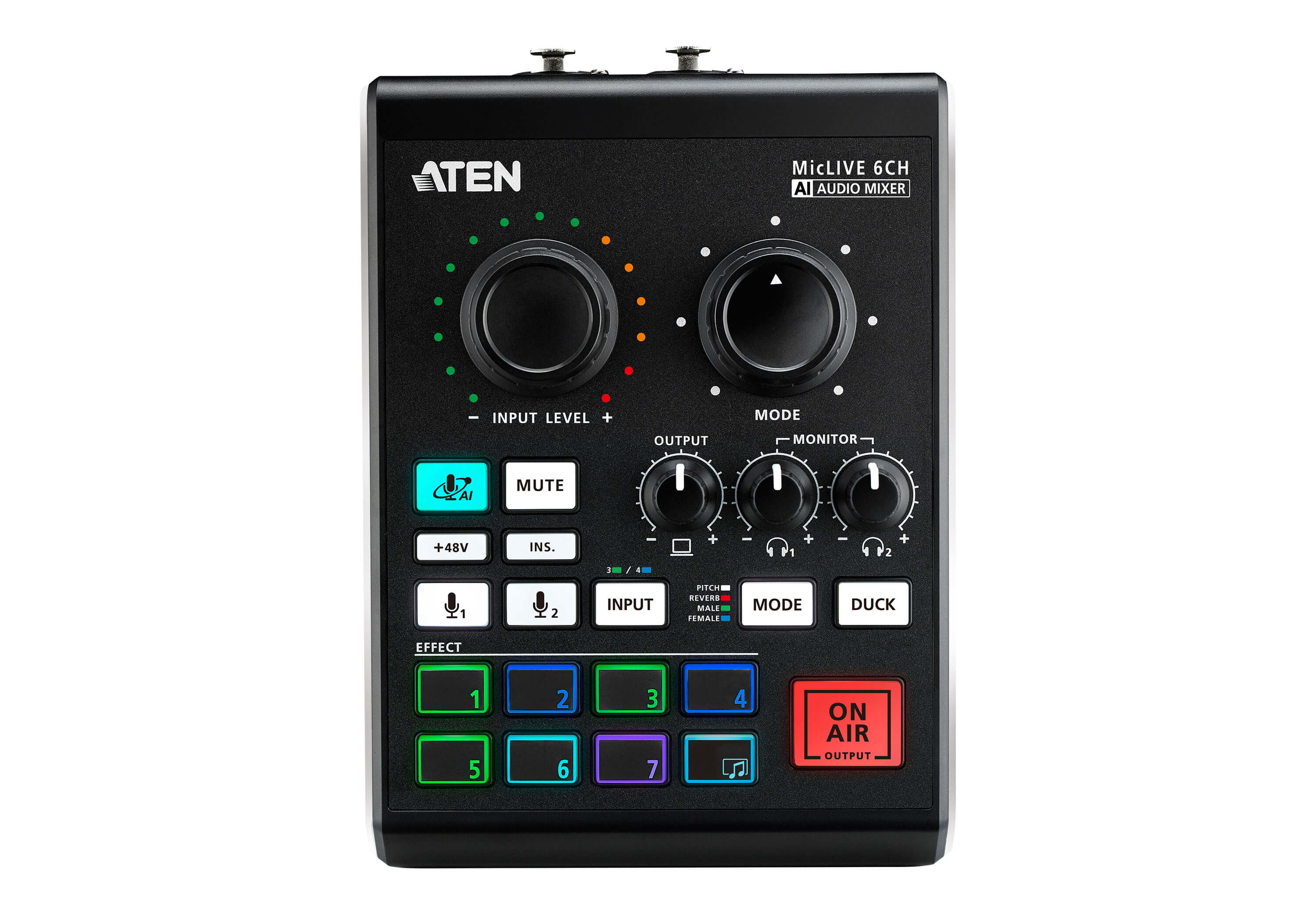 ATEN MicLIVE 6-CH - Audio-Schnittstelle - 24-Bit, Ansicht 3