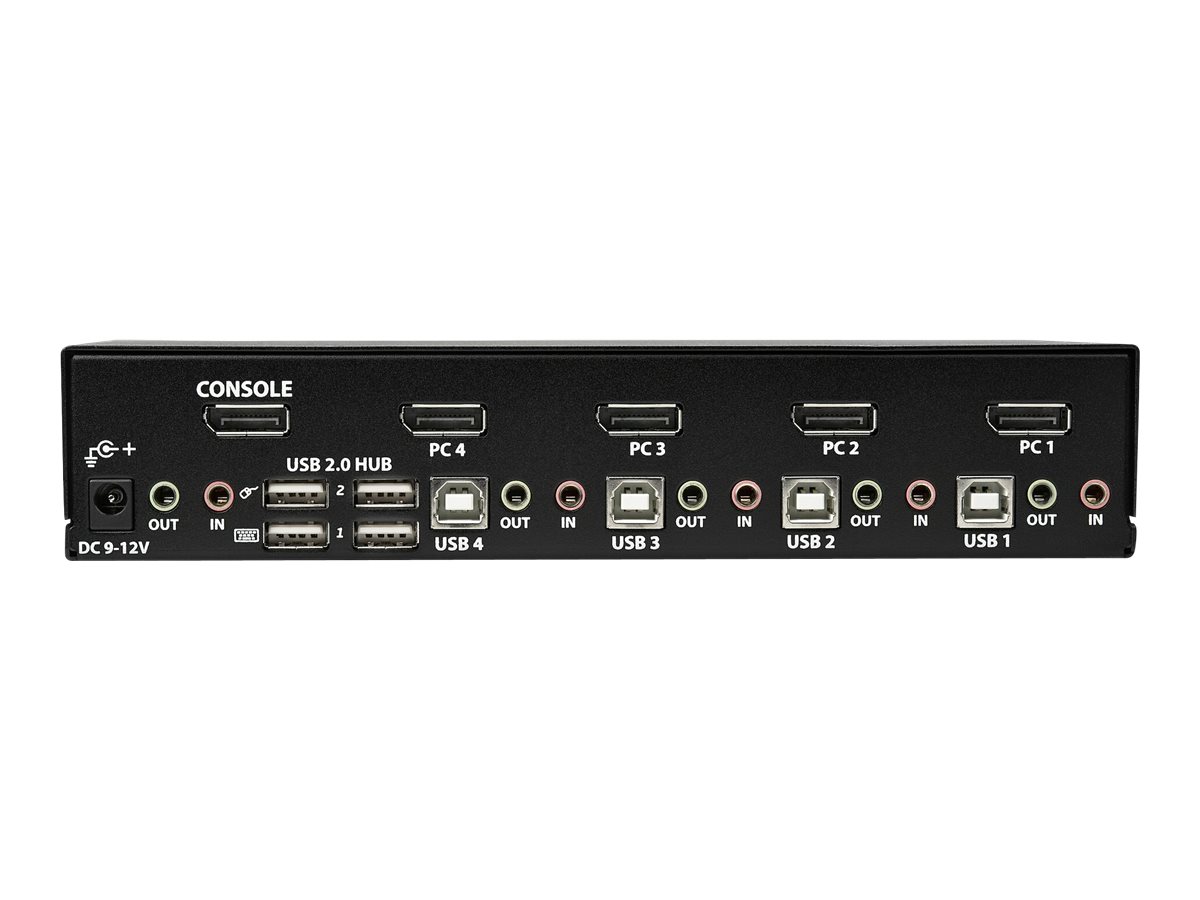 StarTech.com 4 Port DisplayPort KVM Switch - DisplayPort 1.2 KVM