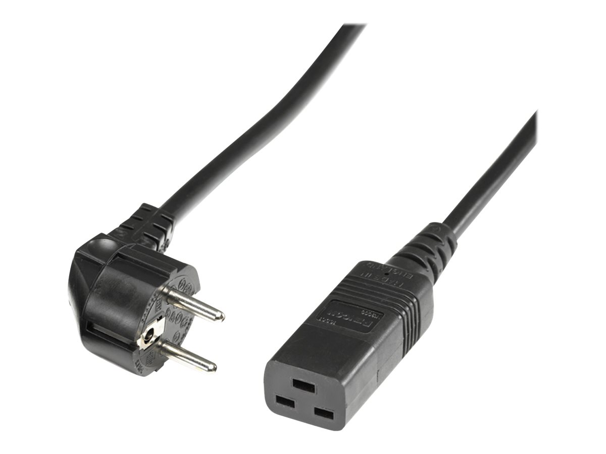 ROLINE Stromkabel - IEC 60320 C19 zu CEE 7/7 (M)