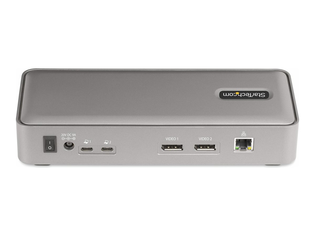 StarTech.com Dual-Laptop USB-C KVM Docking Station