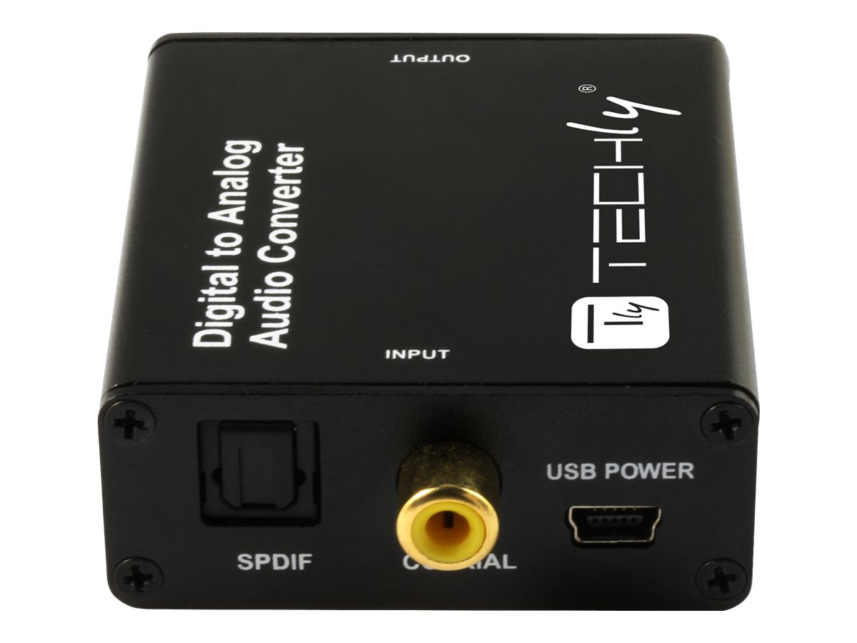 IC Intracom TECHly - Digital-Analog-Audiowandler - Schwarz, Ansicht 3