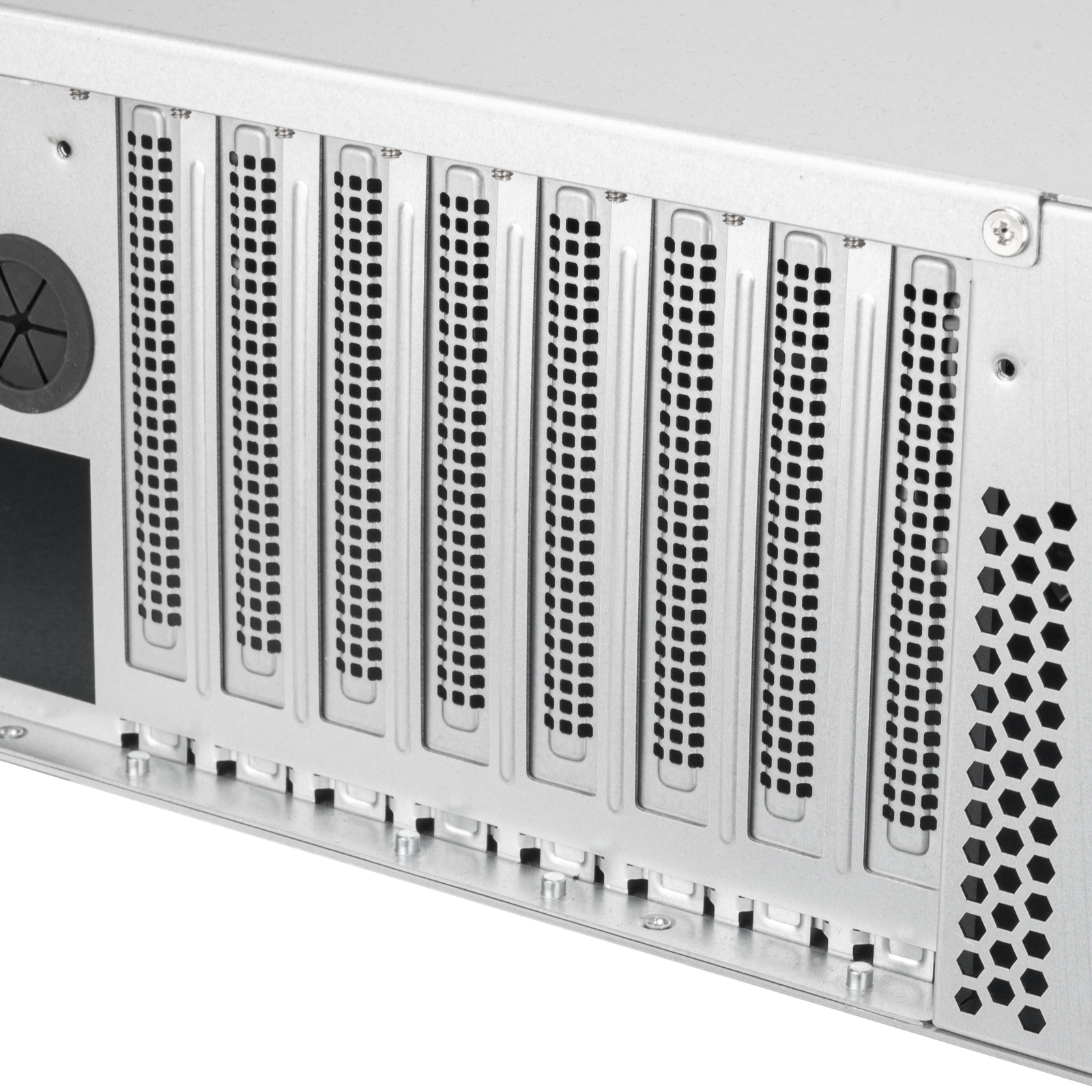 SilverStone RM31 MINI Rackmount Server-Gehäuse Rack schwarz 3 Höheneinheiten - Server-Gehäuse - ATX, Ansicht 4