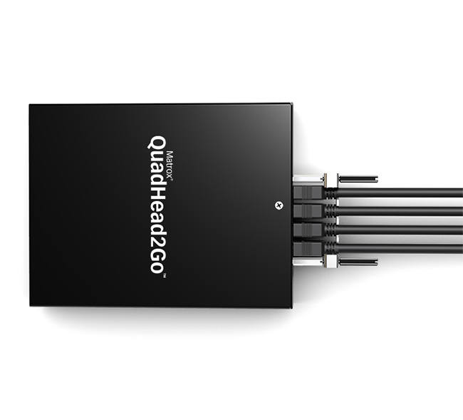 Matrox QuadHead2Go - Sicherheitskabelschloss, Ansicht 3
