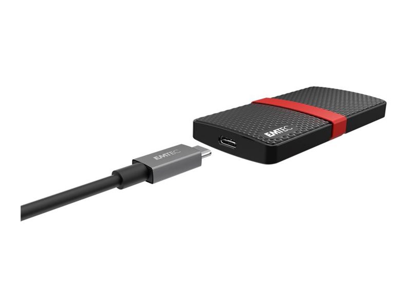 EMTEC SSD 3.2Gen1 X200 2TB Portable retail, Ansicht 3