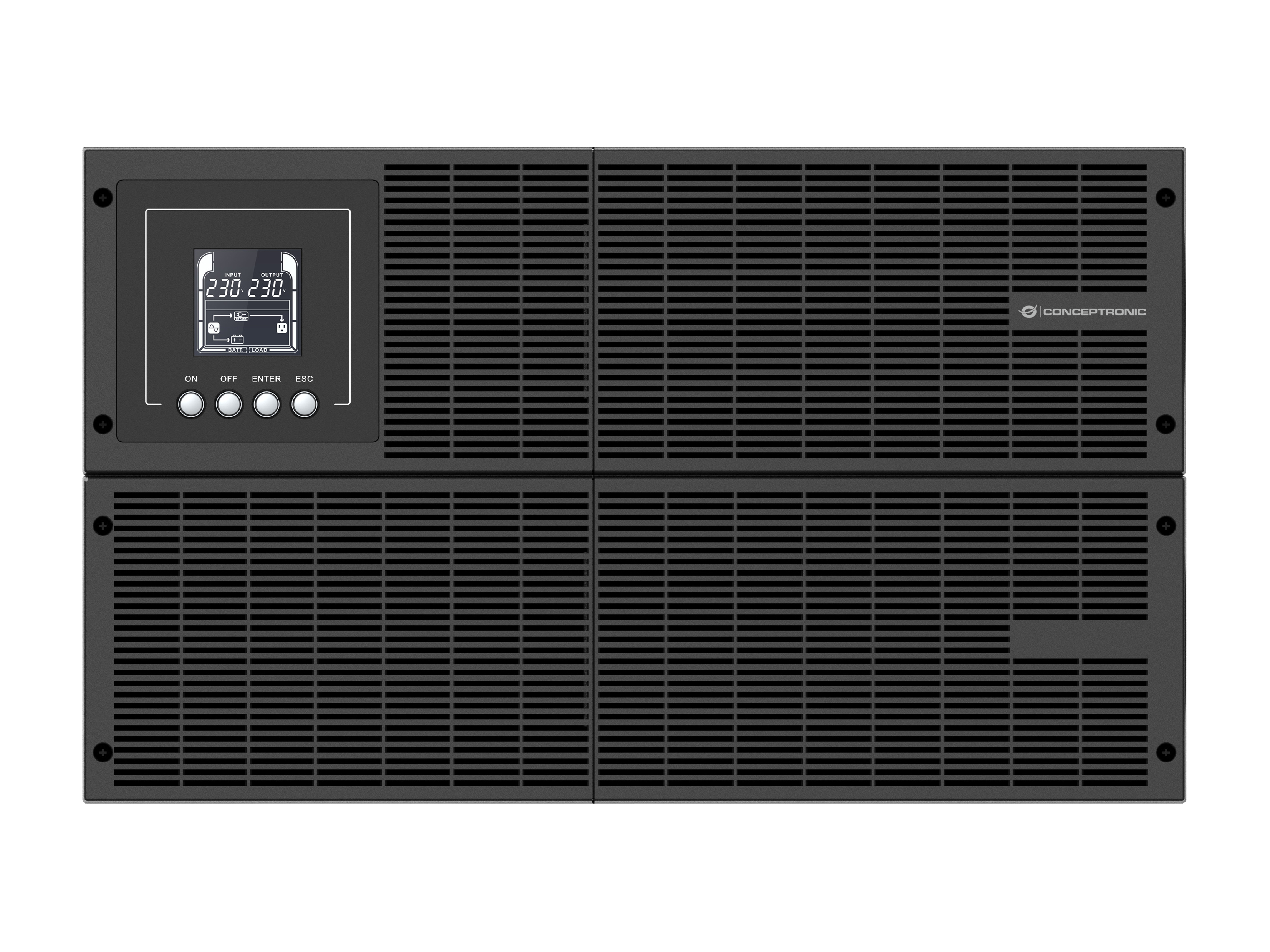 Conceptronic ZEUS UPS Online UPS IEC EPO Port ZEUS51E6K - (Offline-) USV - Rack-Modul, Ansicht 2
