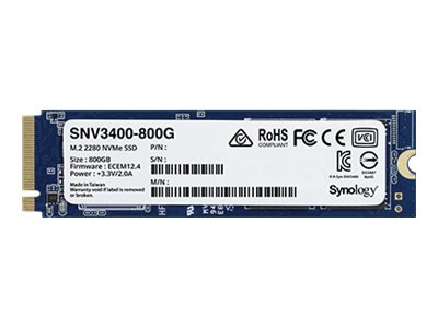 Synology SNV3400-800G - SSD - 800 GB - intern - M.2 2280 - PCIe 3.0 x4 (NVMe)