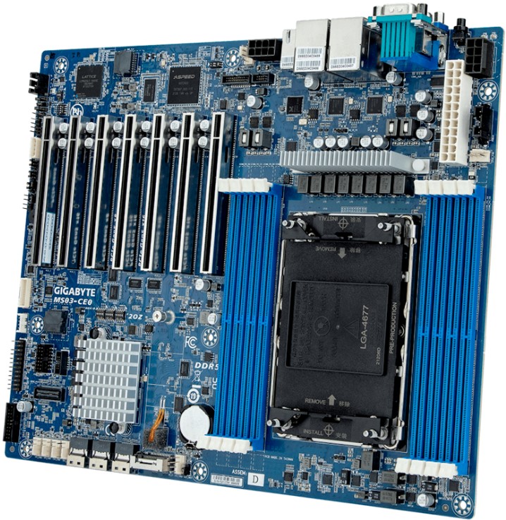 Gigabyte Mainboard MS03-CE0 ATX Sockel 4677 single - Mainboard - ATX