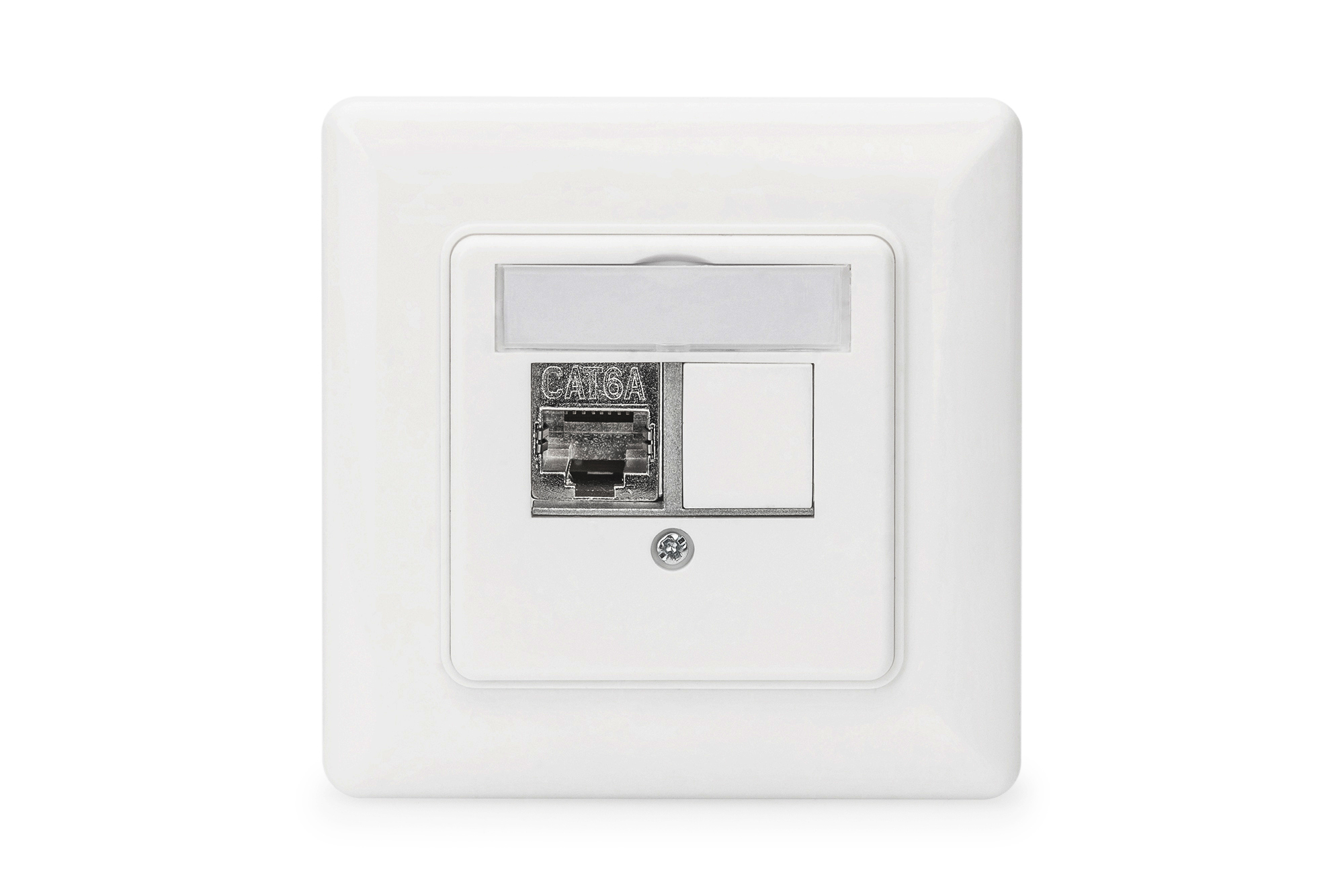 DIGITUS Frontplatte und Einbaurahmen für Multimedia / Keystone Module, Ansicht 2