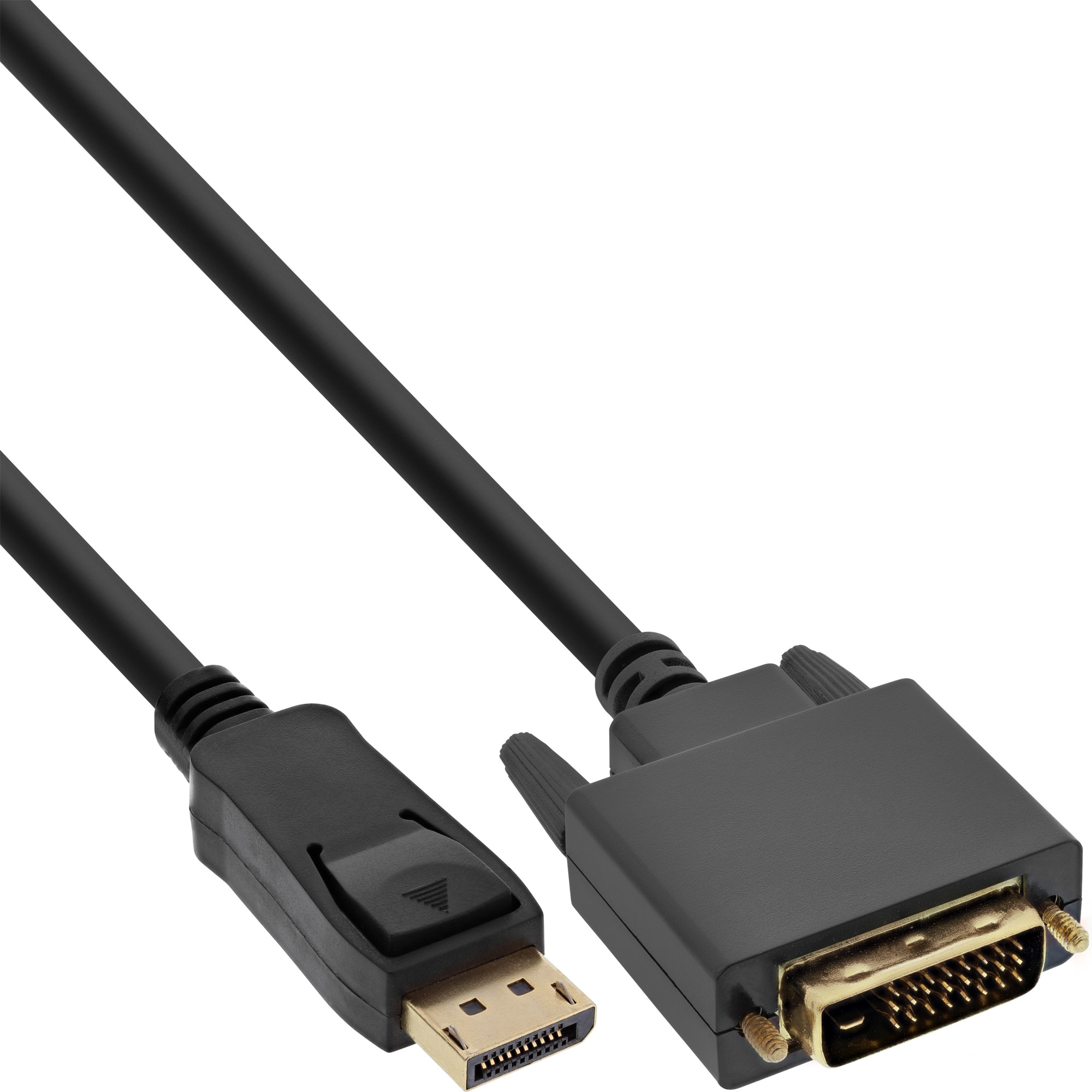 InLine DisplayPort zu DVI Konverter Kabel - schwarz - 2m, Ansicht 2