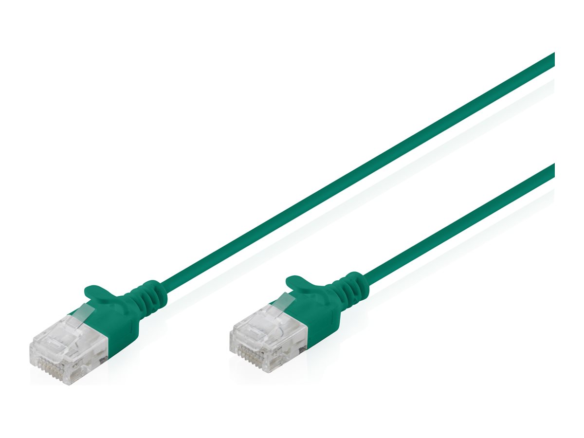 DIGITUS CAT 6 U-UTP Slim Patchkabel, 1,5 m, Grün