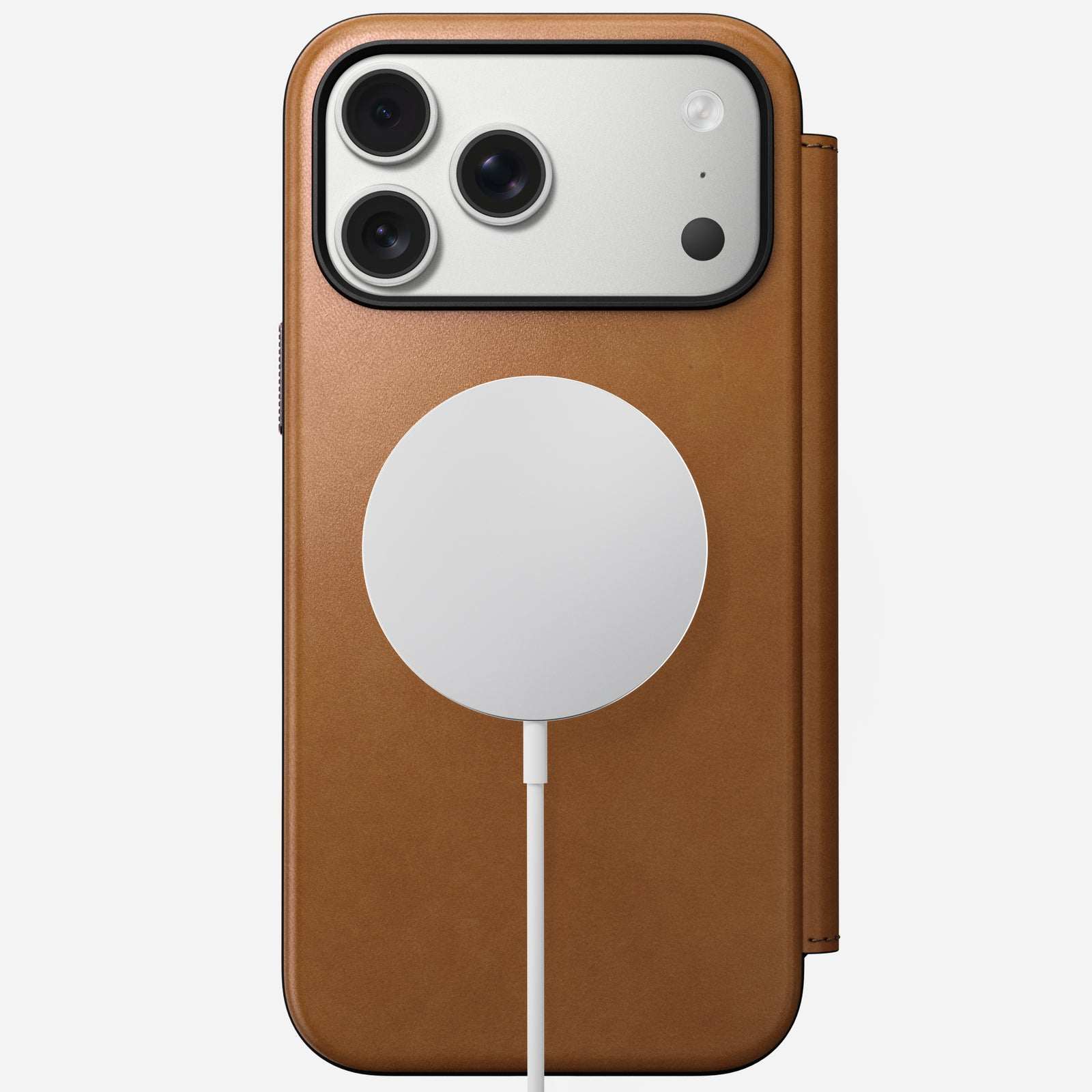 Nomad Modern Leather Folio iPhone 17 Pro Max English Tan, Ansicht 3