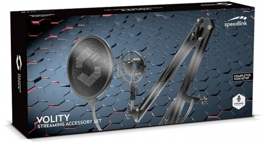 SPEEDLINK VOLITY Streaming Accessory Set - Befestigungskit (Klammer, Schwenkarm, Shockmount), Ansicht 2