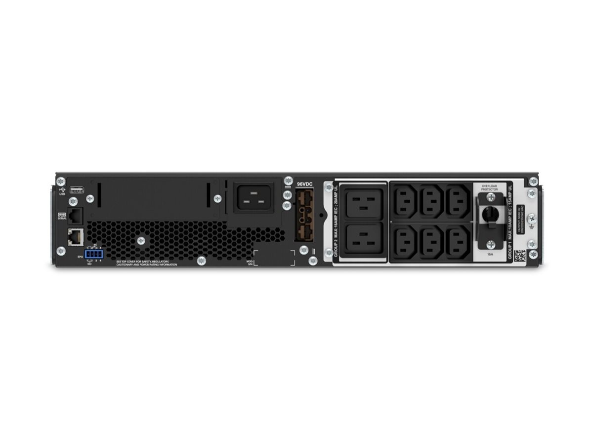 APC Smart-UPS SRT 3000VA RM - USV (Rack - einbaufähig) - Wechselstrom 208/230 V - 2700 Watt - 3000 VA - USB - Ausgangsanschlüsse: 10 - 2U - 48.3 cm (19")