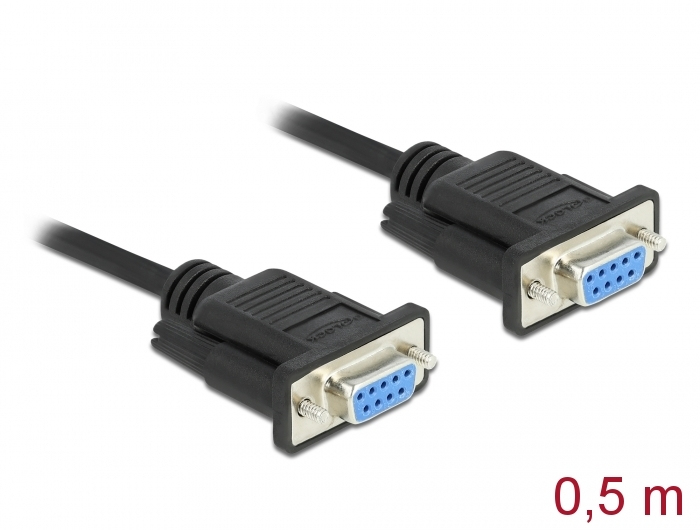 Delock Kabel seriell - DB-9 (W) zu DB-9 (W), Ansicht 3