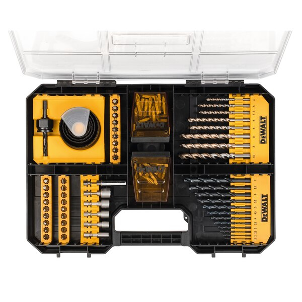 DeWalt DT71569 Bohrer-/Bits-/Steckschlüssel-Zubehörset inkl. Koffer, 100-tlg., Ansicht 4