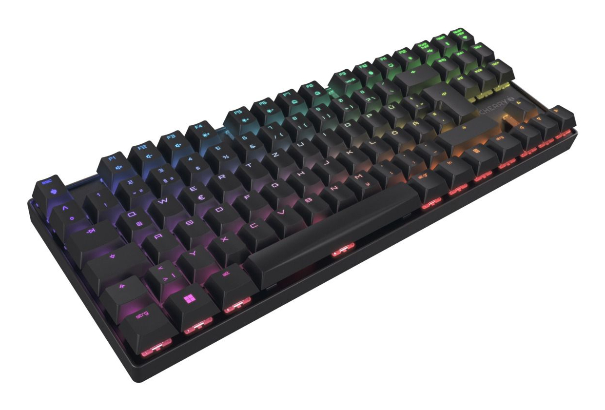 Cherry MX 8.2 - Tastatur - 80% - TKL - Hintergrundbeleuchtung - TL: Deutsch, QWERTZ, Ansicht 2
