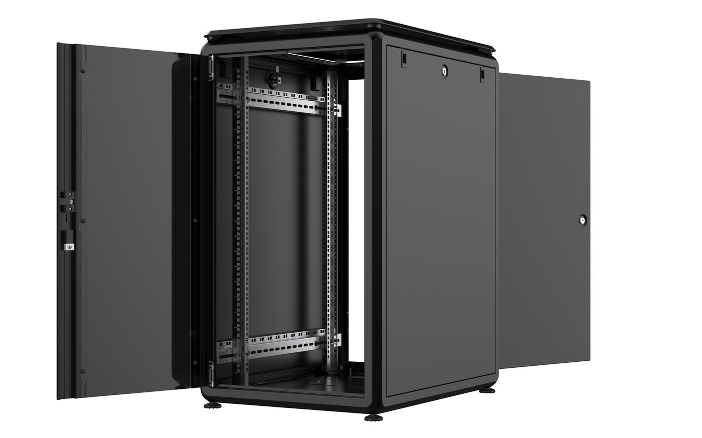 Lanview RDL20U68BL - 20U - 600 kg - 50 kg - Schwarz, Ansicht 2