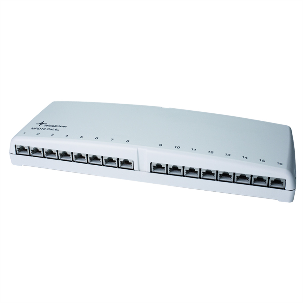 Telegärtner Karl Gärtner MPD16 K - Patch Panel - CAT 6a - RJ-45 X 16, Ansicht 2