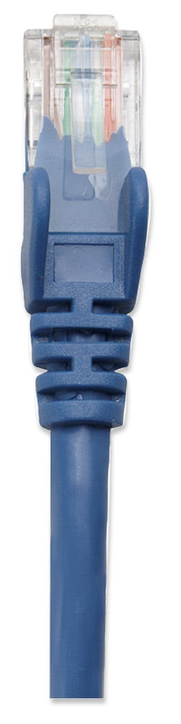 Intellinet Network Patch Cable, Cat6, 1m, Blue, CCA, U/UTP, PVC, RJ45 - Patch-Kabel - RJ-45 (M), Ansicht 4