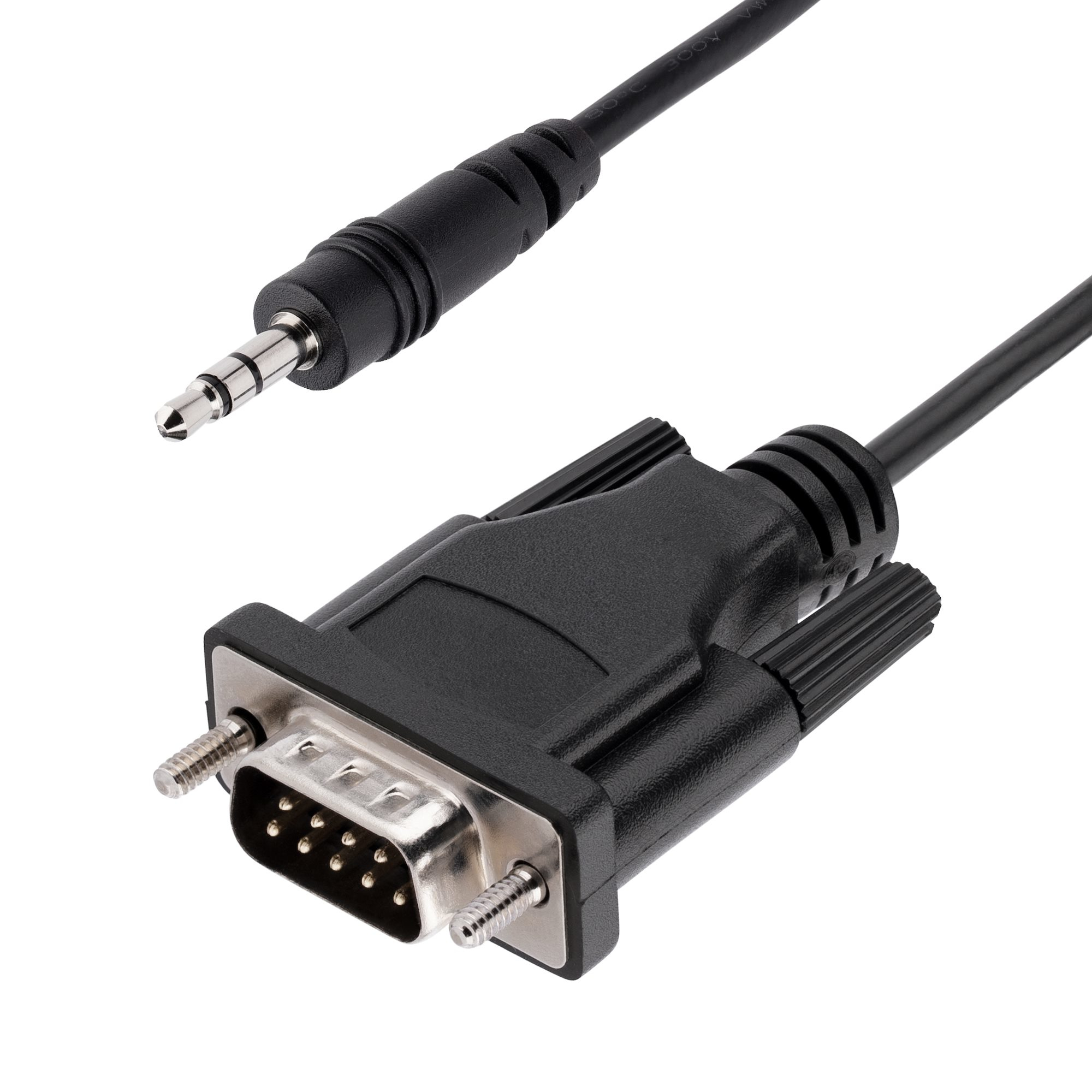 StarTech.com 3ft (1m) DB9 to 3.5mm Serial Cable for Serial Device Configuration, RS232 DB9 Male to 3.5mm Cable, Ansicht 2