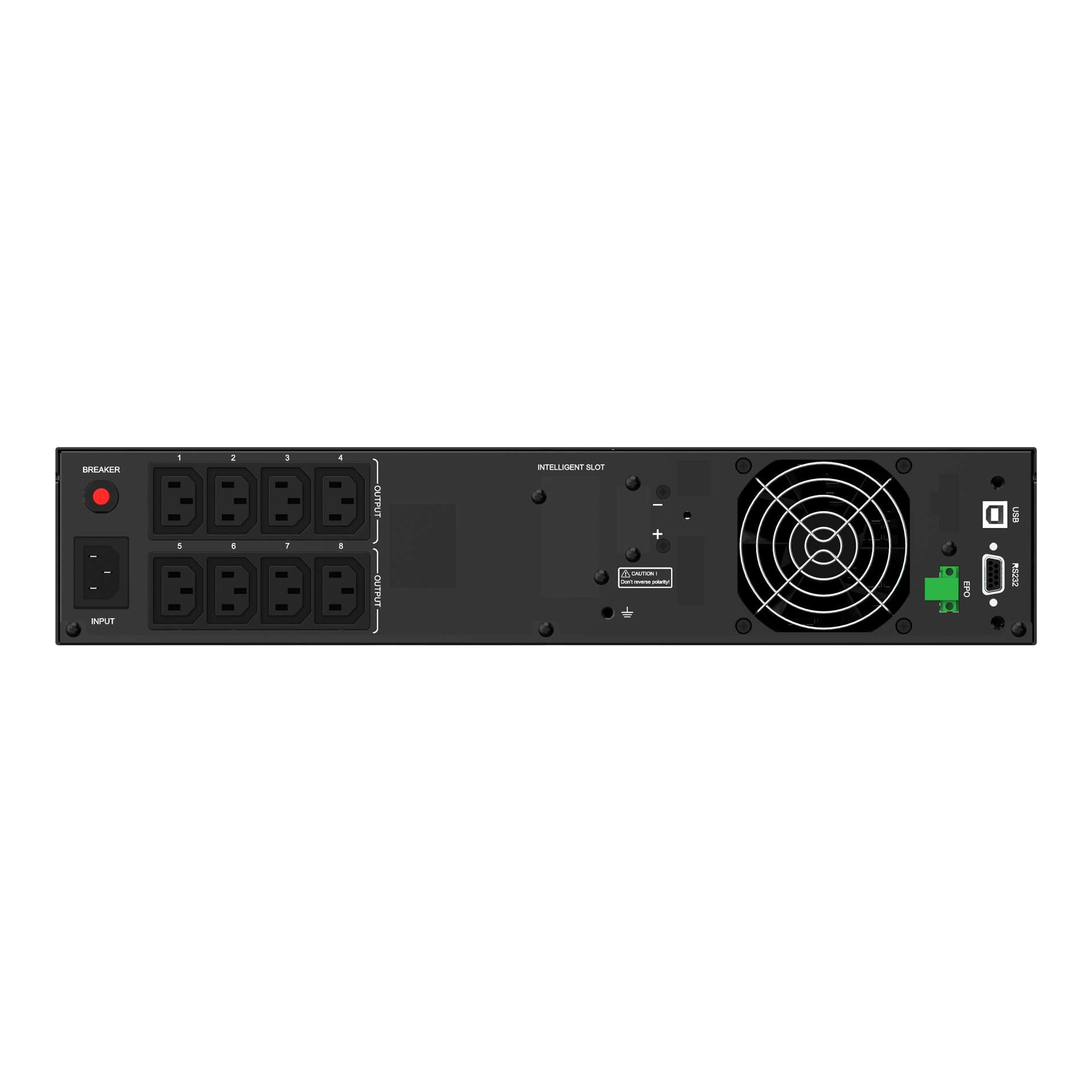 BlueWalker PowerWalker VI 1000 RLP - USV (Rack - einbaufähig), Ansicht 3