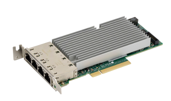 Supermicro AOC-STG-i4T - Netzwerkadapter - PCIe 3.0 x8 Low-Profile, Ansicht 2