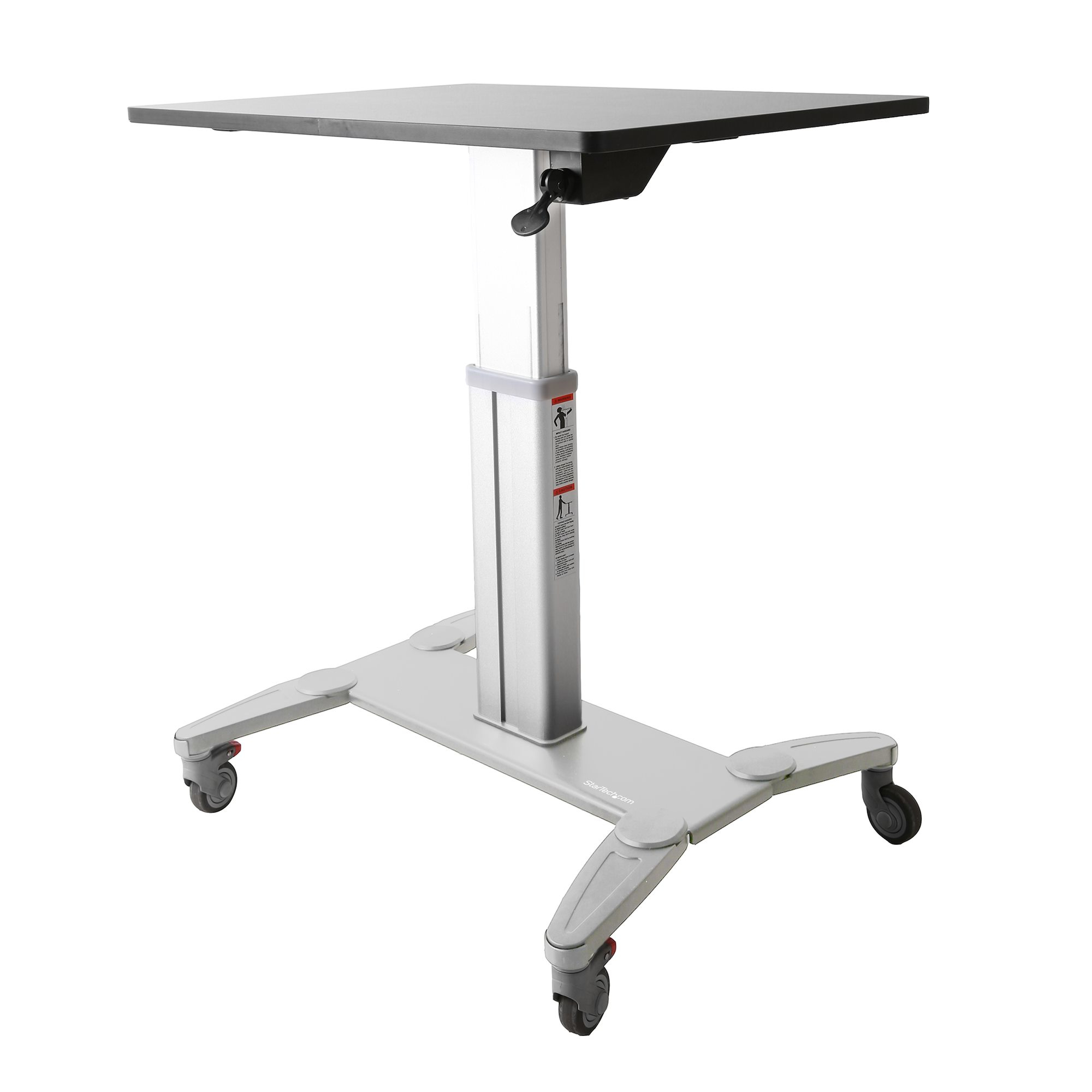 StarTech.com Mobiler Sitz-/Steh-Arbeitsplatz mit 80cm Arbeitsfläche, Ansicht 2