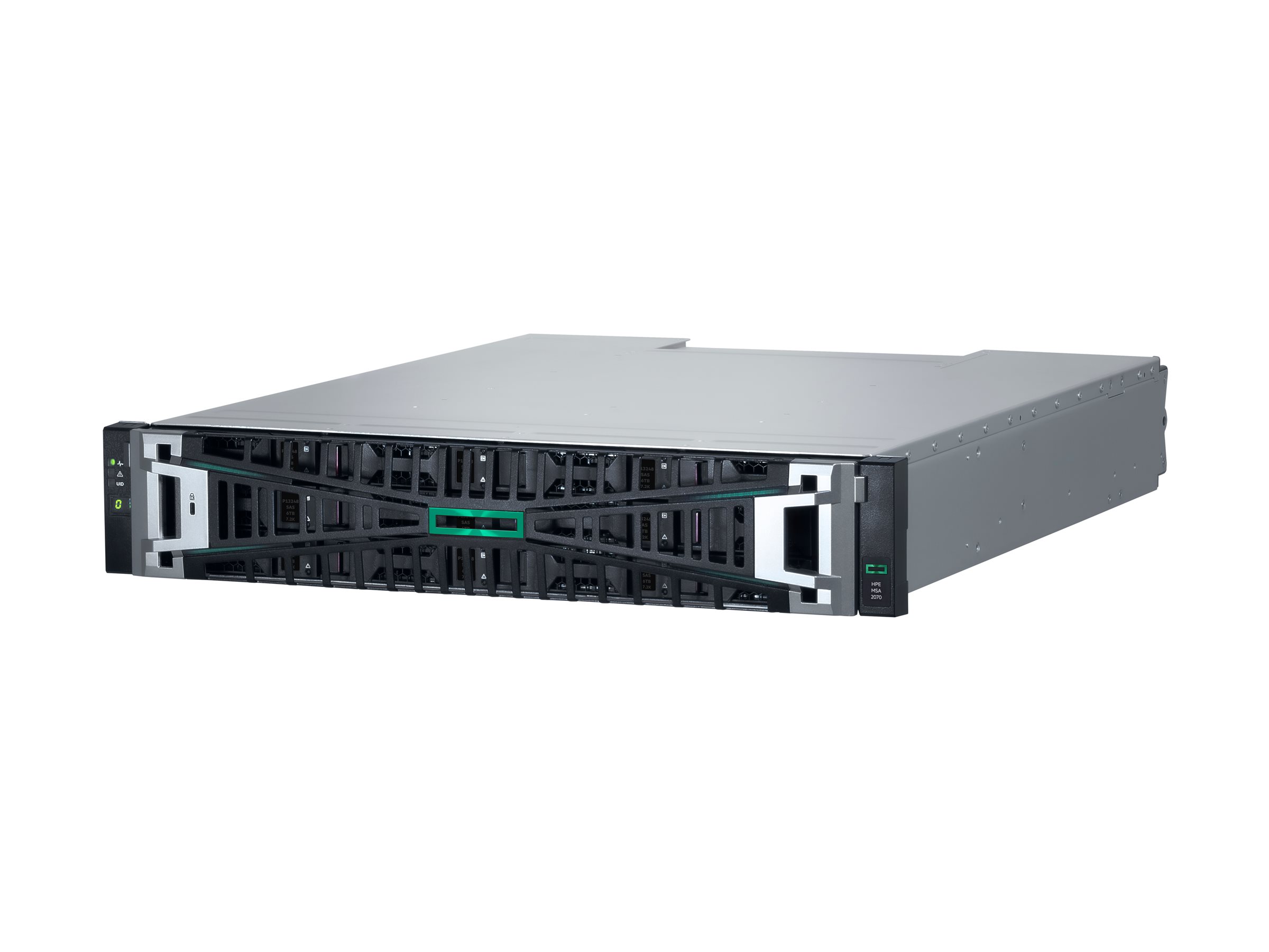 HPE Modular Smart Array 2070 32Gb Fibre Channel LFF TAA Storage - Festplatten-Array - 0 TB - 12 Schächte (SAS-3)