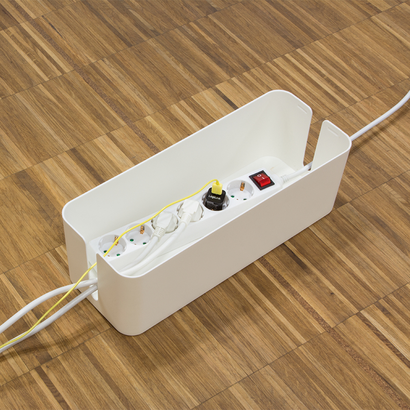 LogiLink Kabelbox - Kabelmanagement-Box - weiß, Ansicht 4