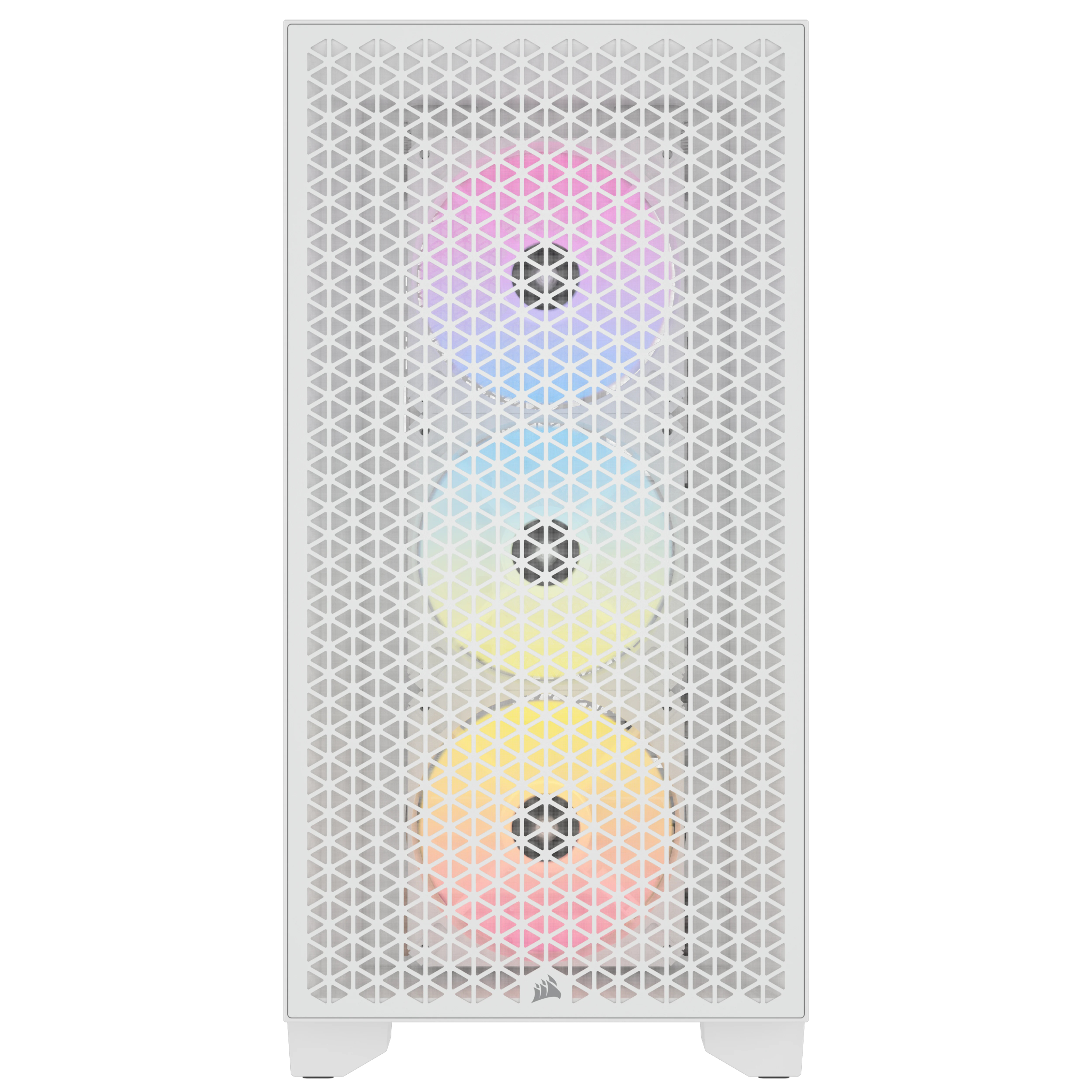 Corsair 3000D RGB Tempered Glass Mid-Tower White, Ansicht 2