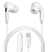 4smarts Active In-Ear Stereo Headset USB Type-C Melody Digital Basic - Kopfhörer - im Ohr - Anrufe & Musik - Weiß - Bina