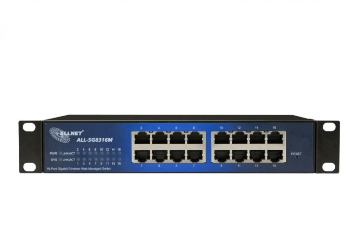 ALLNET ALL-SG8316M - Switch - managed - 16 x 10/100/1000, Ansicht 3