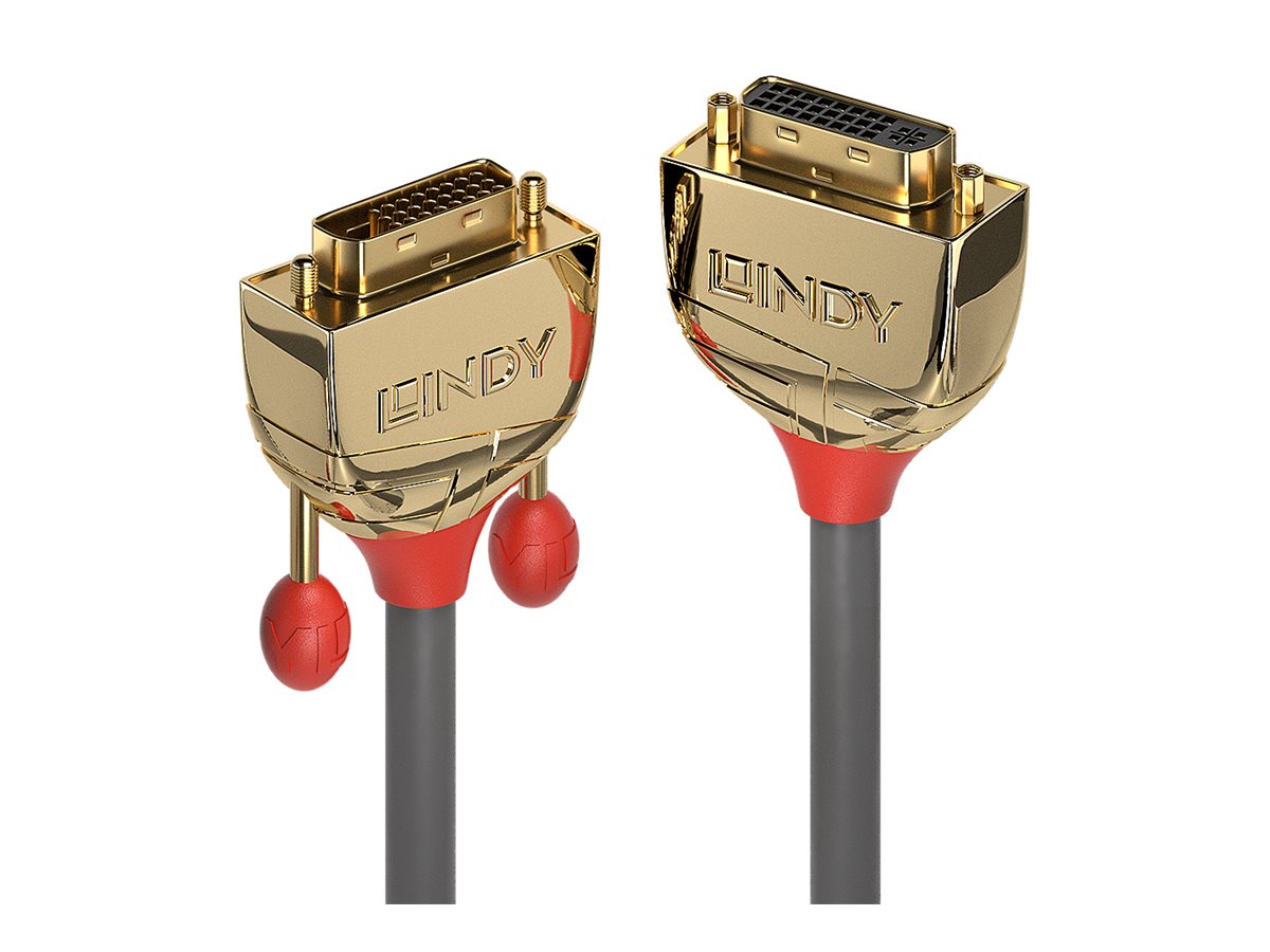 Lindy Gold - DVI-Verlängerungskabel - Dual Link - DVI-D (M)