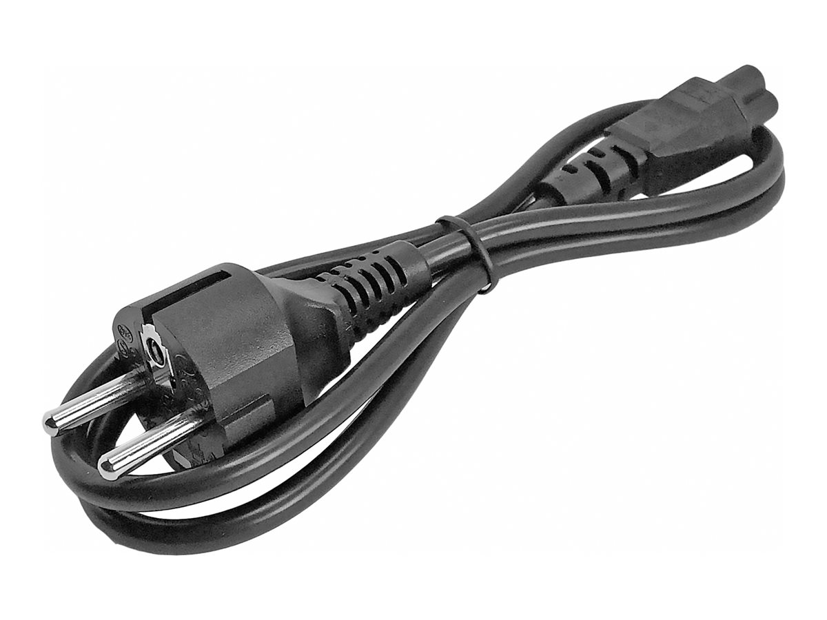 StarTech.com 3 m Laptop Stromkabel, EU Schuko auf C5 Stecker, 2.5A 250V - Stromkabel - power CEE 7/7 (S)
