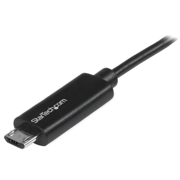 StarTech.com 1m Micro USB Kabel mit LED Ladeanzeige - St/St - USB auf Micro USB Kabel - USB-Kabel - Micro-USB Typ B (M), Ansicht 4