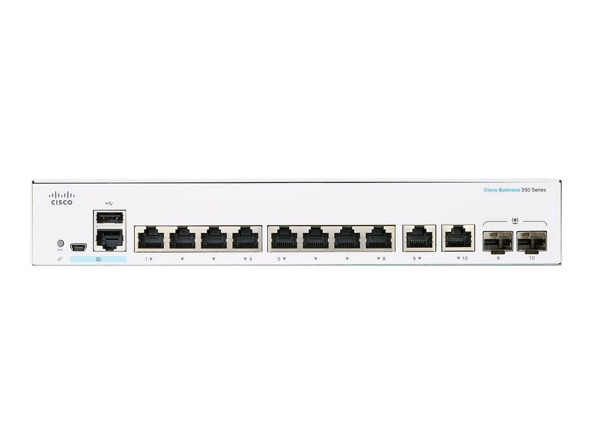 Cisco Business 350 Series 350-8P-2G - Switch - L3 - managed - 8 x 101001000 (PoE+)