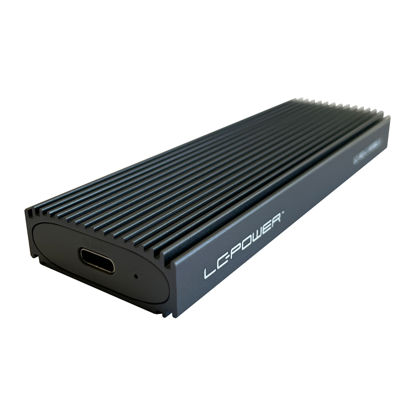 LC-Power USB3.2 LC-M2-C-NVME-3 f. M.2 SSD Laufwerks-Gehäuse, Ansicht 3