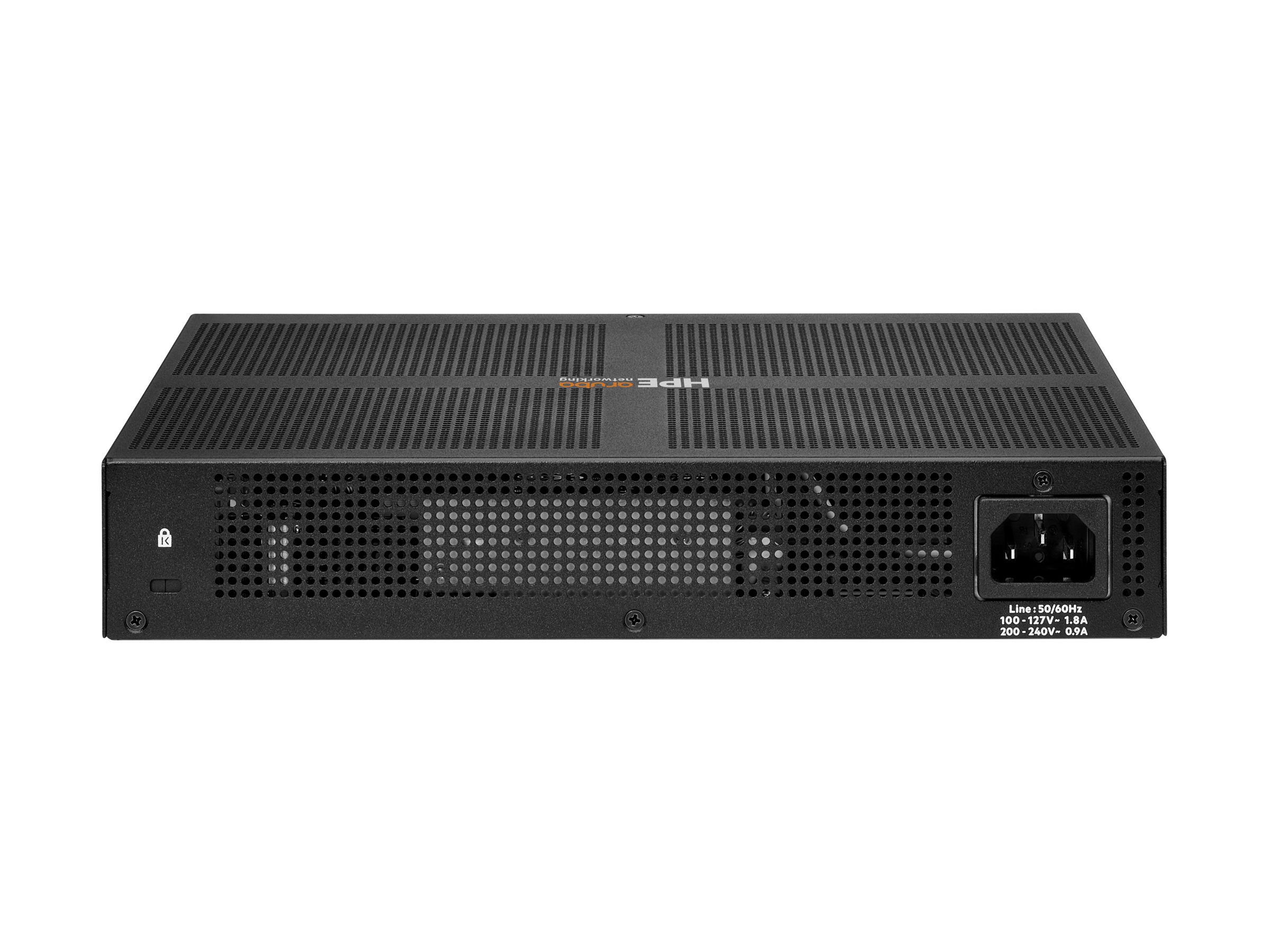 HPE Aruba 6100 12G Class4 PoE 2G/2SFP+ 139W Switch - Switch - managed - 12 x 10/100/1000 (PoE+), Ansicht 3