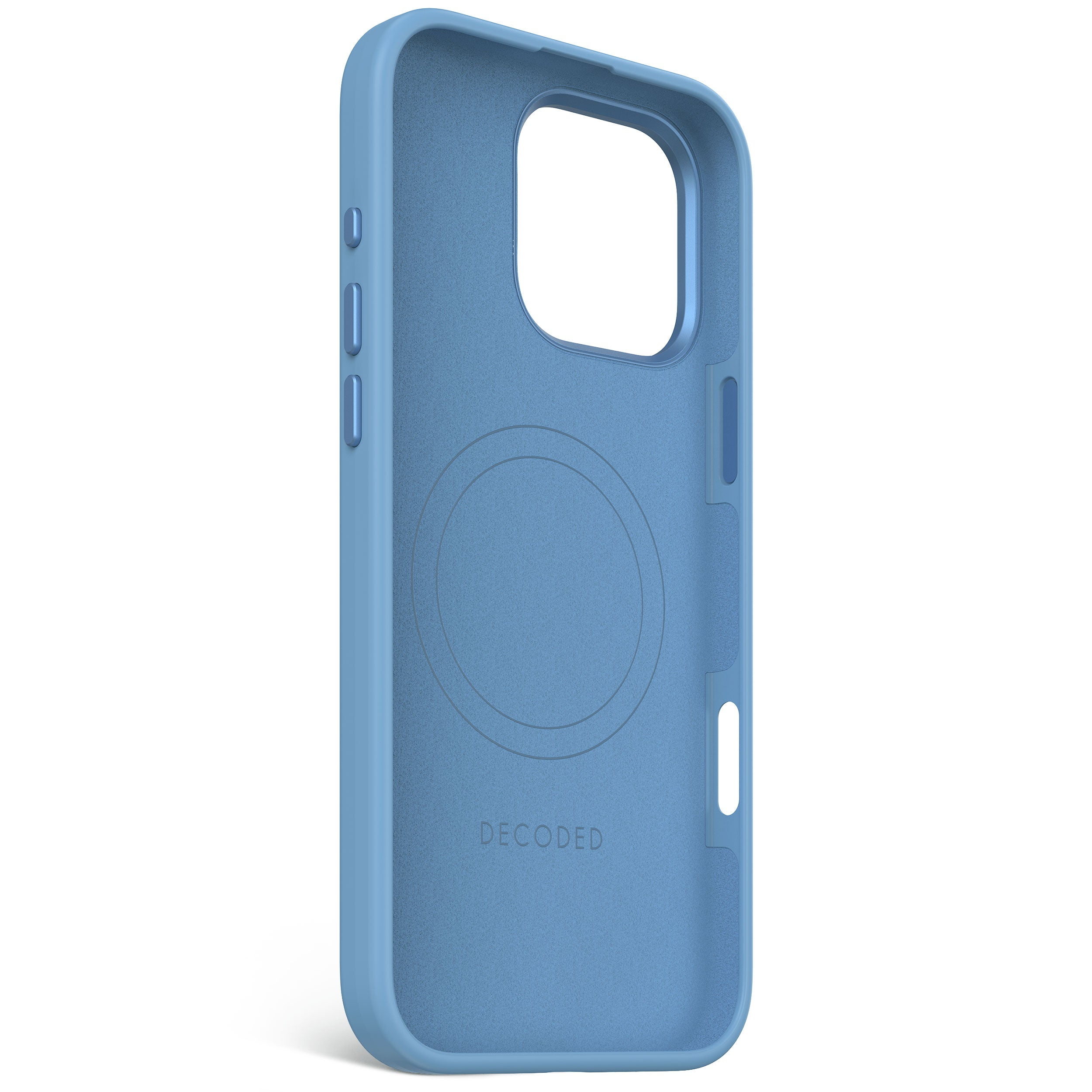 Decoded AntiMicrobial Silicone Backc. iPhone 16 Pro Max L. Blue, Ansicht 3