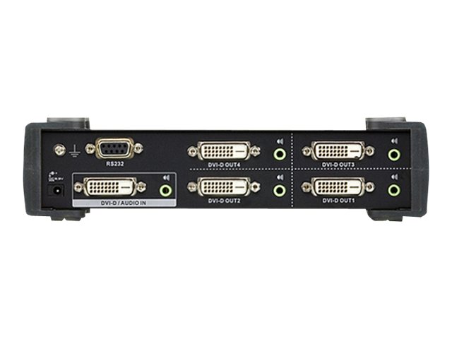 ATEN VanCryst VS174 - Video-Audio-Splitter - 4 x DVI + 4 x Audio