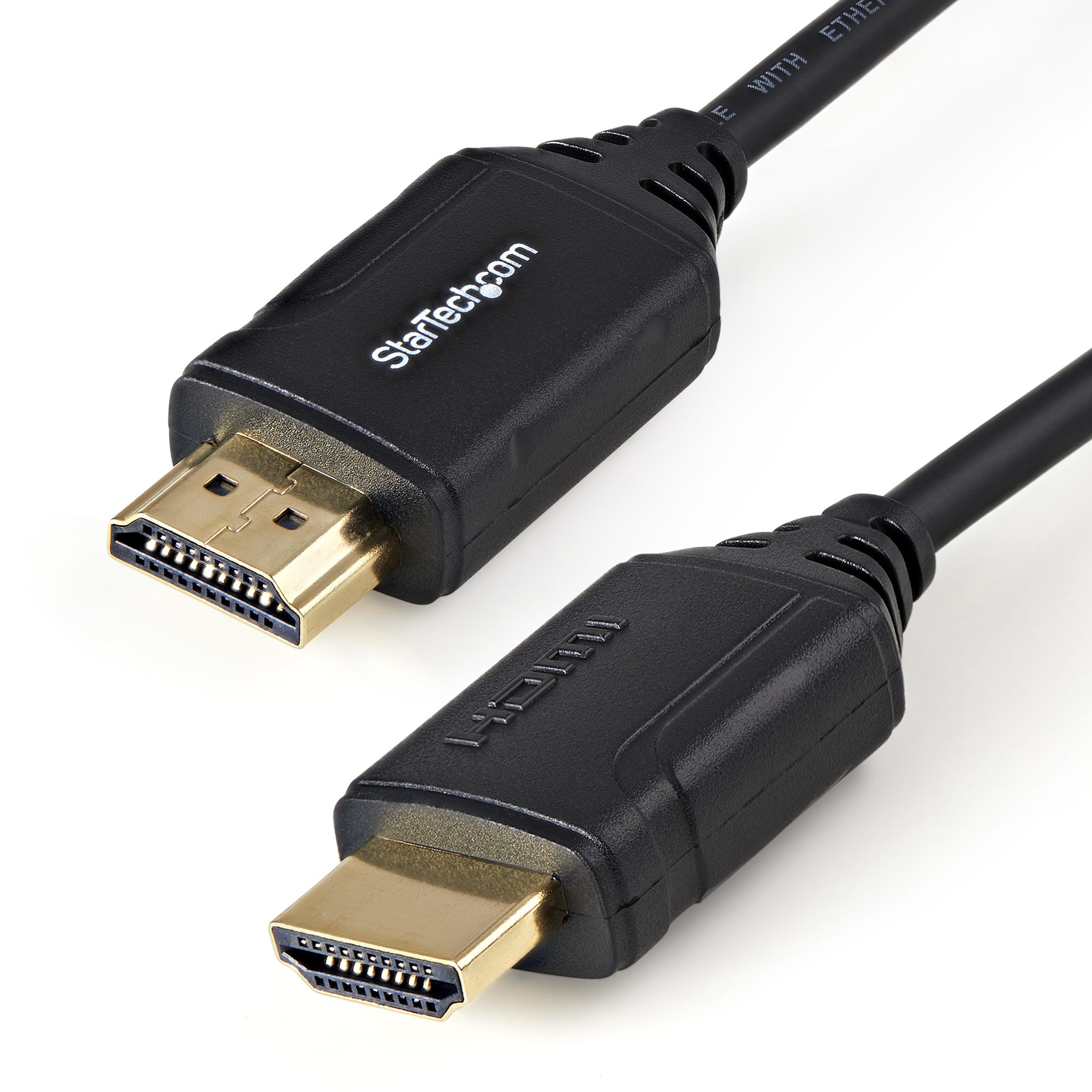 StarTech.com Premium High Speed HDMI Kabel mit Ethernet - 4K 60Hz - 0,5m - 0,5 m - HDMI Typ A (Standard) - HDMI Typ A (Standard) - Audio Return Channel (ARC) - Schwarz