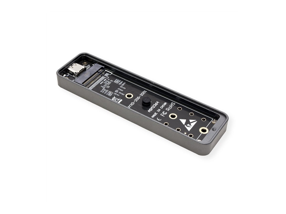 VALUE Externe SSD-Box USB3.2 Gen2x2 Typ C NVME, Ansicht 3
