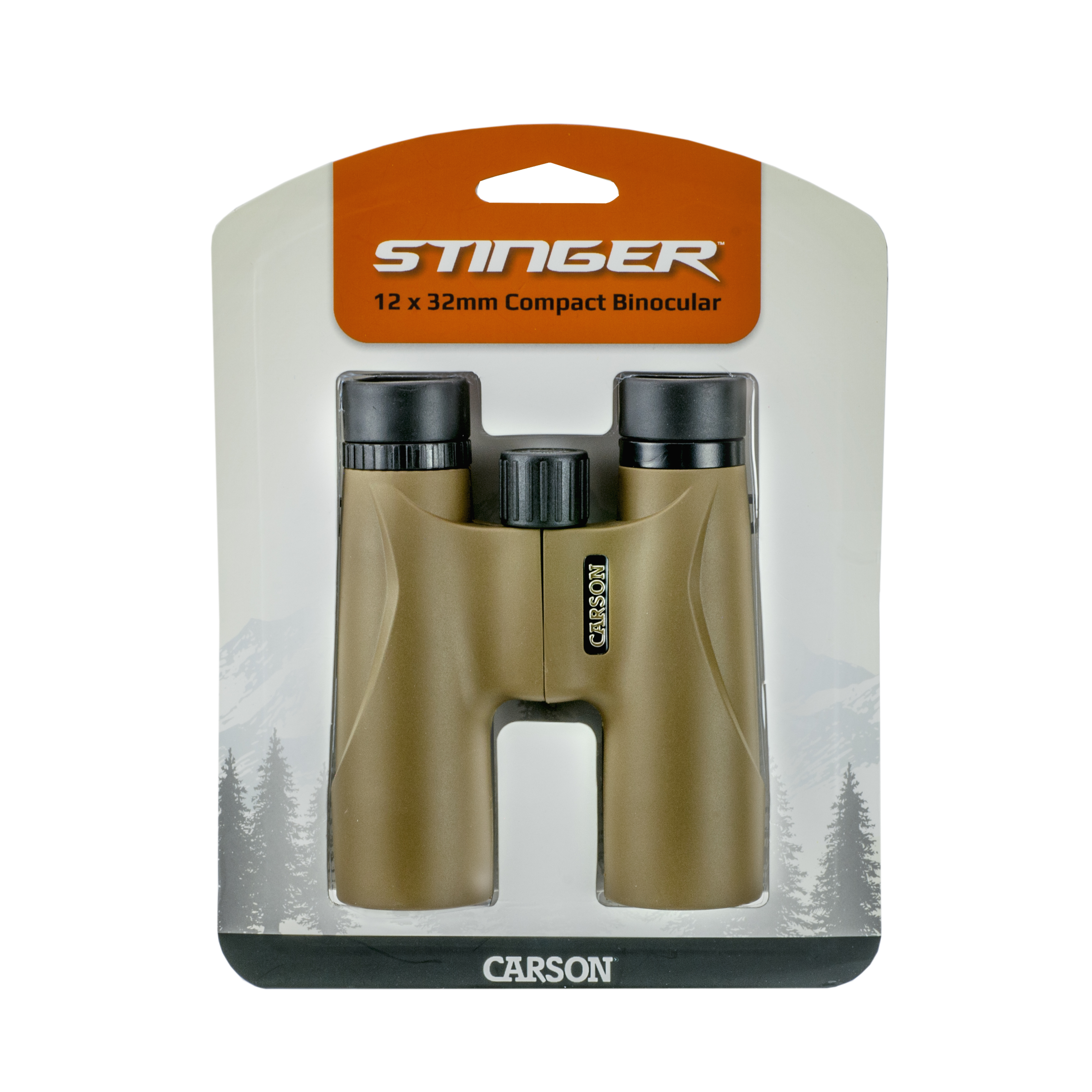 Carson STINGER - BK-7 - 12x - 3,2 cm - Voll mehrfachbeschichtet (FMC) - Beige - Schwarz - 317 g, Ansicht 2