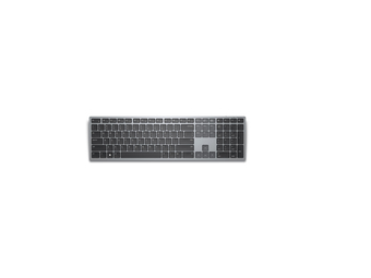 Dell KB700 - Volle Größe (100%) - Kabellos - RF Wireless + Bluetooth - AZERTY - Grau