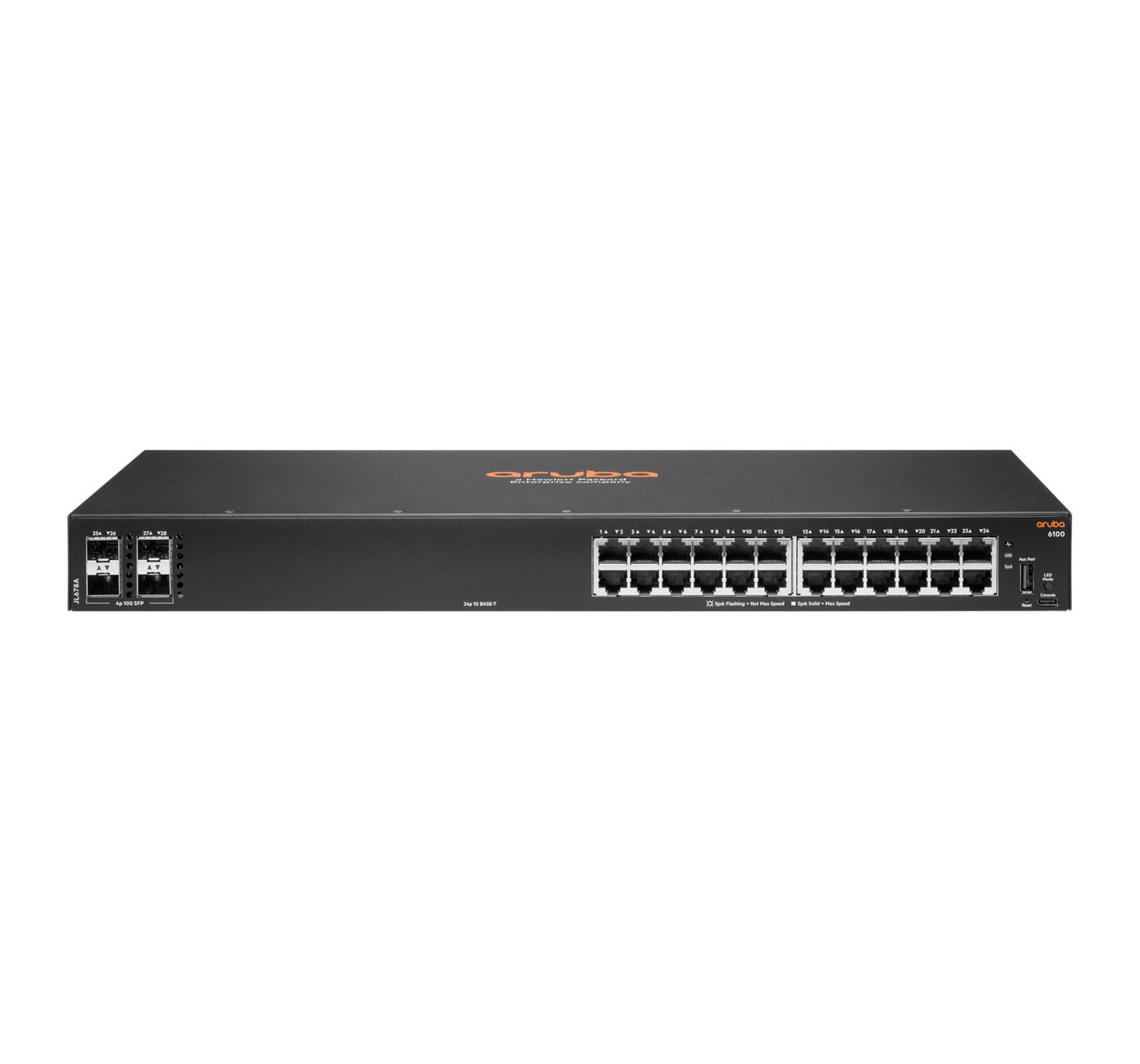 HPE Aruba 6100 24G 4SFP+ Switch - Switch - managed, Ansicht 2