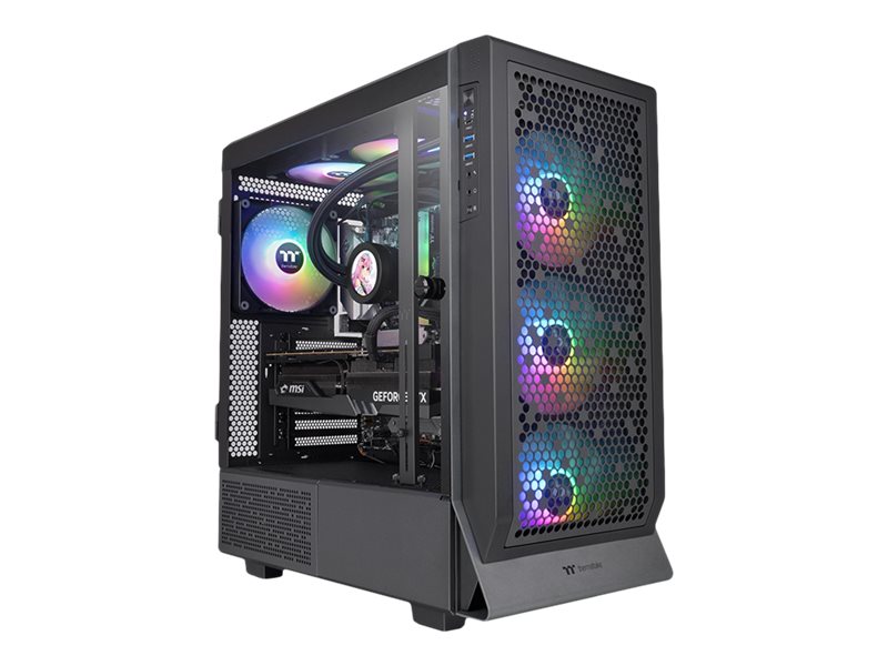 Thermaltake Ceres 500 TG ARGB - Mid tower - E-ATX - Seitenteil mit Fenster (gehärtetes Glas), Ansicht 4