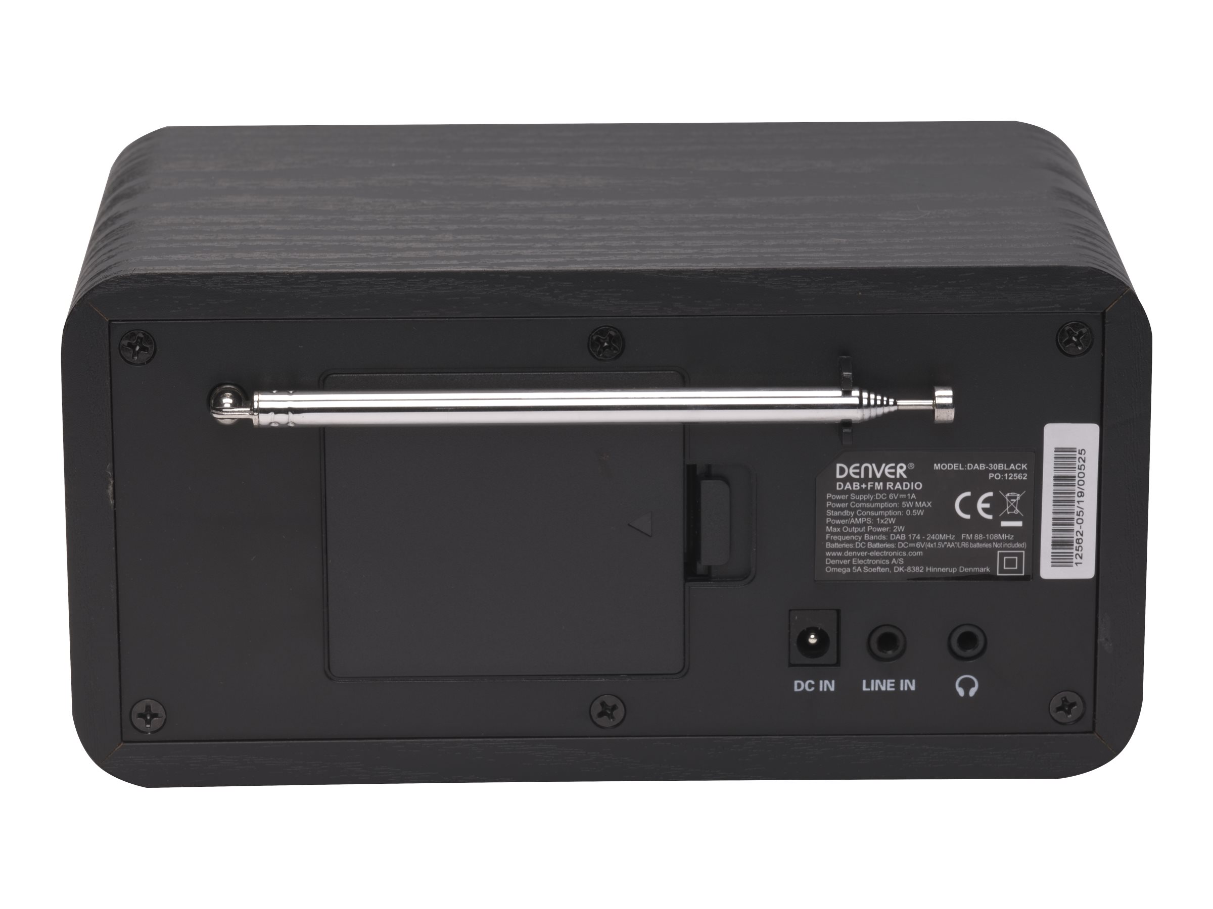 Inter Sales DENVER DAB-30 - Tragbares DAB-Radio - 1 Watt, Ansicht 5
