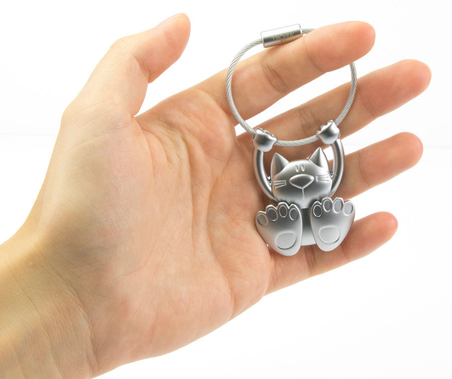Troika KR10-20-MA - Schlüsselanhänger - Silber - Aluminium-Guss - Abbildung - 46 mm - 11 mm, Ansicht 4